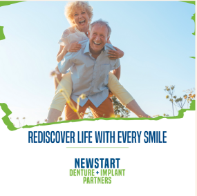 Denture and implant campaign creative